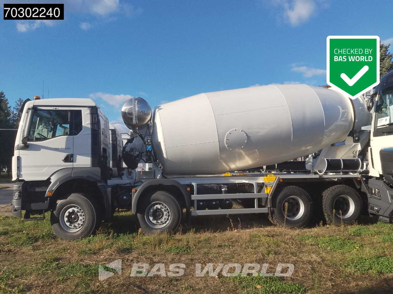 MAN TGS 41.400 8X4 12m3 FML mixer Steelsuspension Manual Airco EURO 2 - Автобетоносмеситель: фото 1 MAN TGS 41.400 8X4 12m3 FML mixer Steelsuspension Manual Airco EURO 2 - Автобетоносмеситель: фото 1