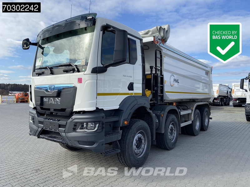 MAN TGS 41.400 8X4 20m3 KH Kipper Tarpaulin Automatic Big-Axle EURO 2 - Самосвал: фото 1 MAN TGS 41.400 8X4 20m3 KH Kipper Tarpaulin Automatic Big-Axle EURO 2 - Самосвал: фото 1