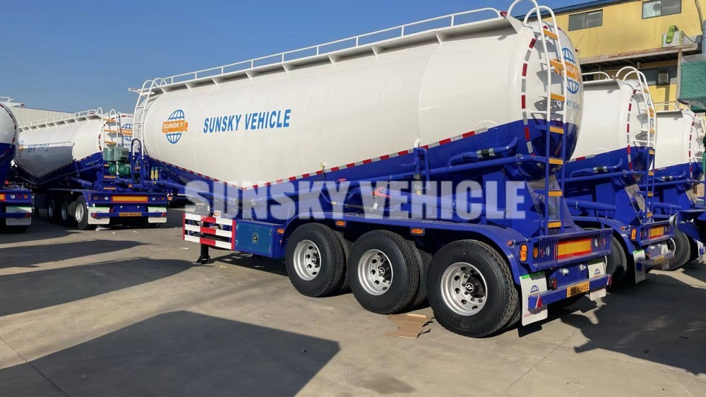 SUNSKY bulk cement trailer - Полуприцеп-цистерна: фото 2 SUNSKY bulk cement trailer - Полуприцеп-цистерна: фото 2