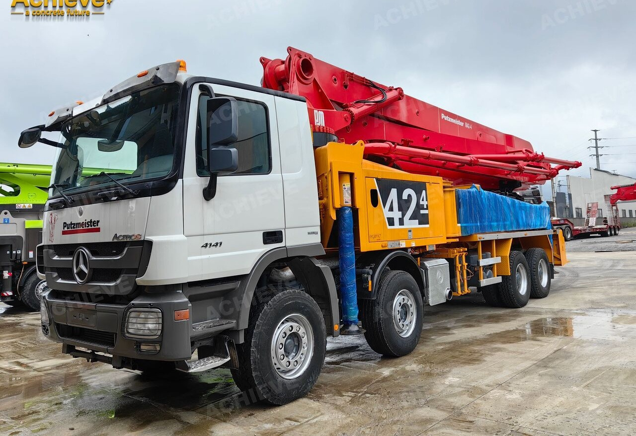 PUTZMEISTER Mercedes-Benz Actros 4141 concrete pumpM42-4R 170 m³【ACHIEVE】TOP CONDITION!!! - Автобетононасос: фото 2 PUTZMEISTER Mercedes-Benz Actros 4141 concrete pumpM42-4R 170 m³【ACHIEVE】TOP CONDITION!!! - Автобетононасос: фото 2