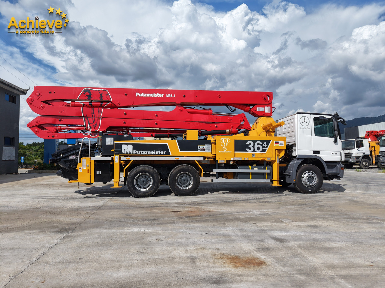 PUTZMEISTER Mercedes-Benz M36-4 2018 ACTROS 3341【ACHIEVE】TOP CONDITION!!! - Автобетононасос: фото 5 PUTZMEISTER Mercedes-Benz M36-4 2018 ACTROS 3341【ACHIEVE】TOP CONDITION!!! - Автобетононасос: фото 5