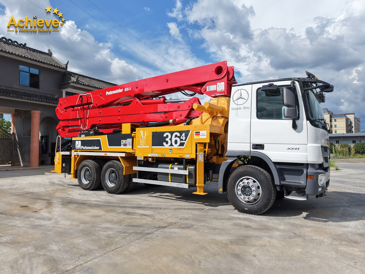 PUTZMEISTER Mercedes-Benz M36-4 2018 ACTROS 3341【ACHIEVE】TOP CONDITION!!! - Автобетононасос: фото 3 PUTZMEISTER Mercedes-Benz M36-4 2018 ACTROS 3341【ACHIEVE】TOP CONDITION!!! - Автобетононасос: фото 3