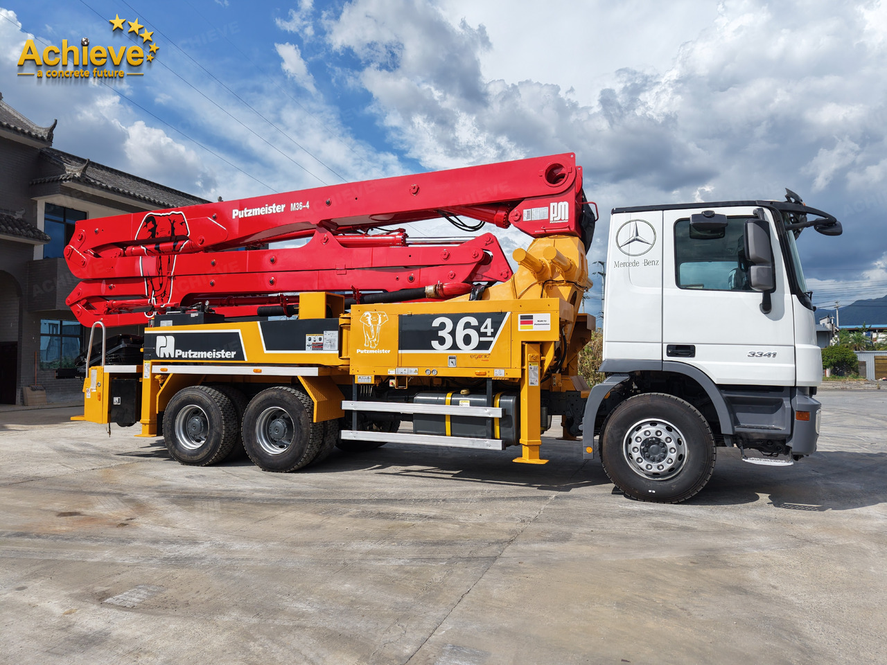 PUTZMEISTER Mercedes-Benz M36-4 2018 ACTROS 3341【ACHIEVE】TOP CONDITION!!! - Автобетононасос: фото 4 PUTZMEISTER Mercedes-Benz M36-4 2018 ACTROS 3341【ACHIEVE】TOP CONDITION!!! - Автобетононасос: фото 4