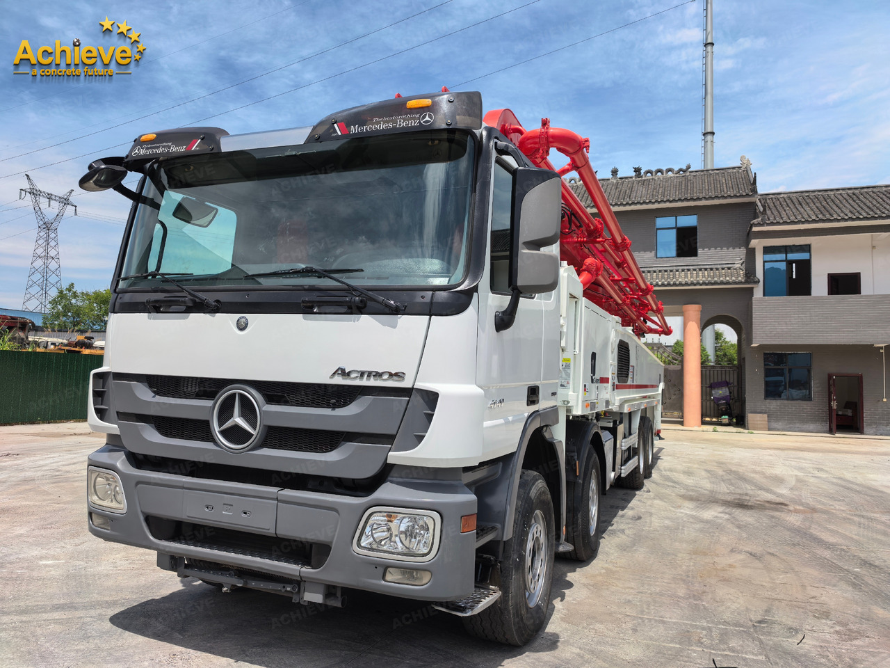 Putzmeister Putzmeister M56-4RZ Actros 4141Mercedes-Benz Concrete pump truck 【ACHIEVE】TOP CONDITION!!! - Автобетононасос: фото 4 Putzmeister Putzmeister M56-4RZ Actros 4141Mercedes-Benz Concrete pump truck 【ACHIEVE】TOP CONDITION!!! - Автобетононасос: фото 4