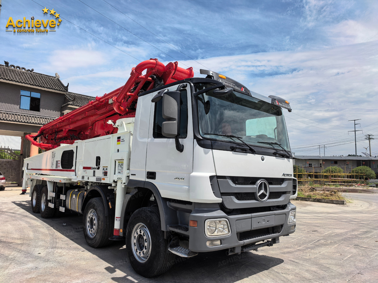 Putzmeister Putzmeister M56-4RZ Actros 4141Mercedes-Benz Concrete pump truck 【ACHIEVE】TOP CONDITION!!! - Автобетононасос: фото 3 Putzmeister Putzmeister M56-4RZ Actros 4141Mercedes-Benz Concrete pump truck 【ACHIEVE】TOP CONDITION!!! - Автобетононасос: фото 3