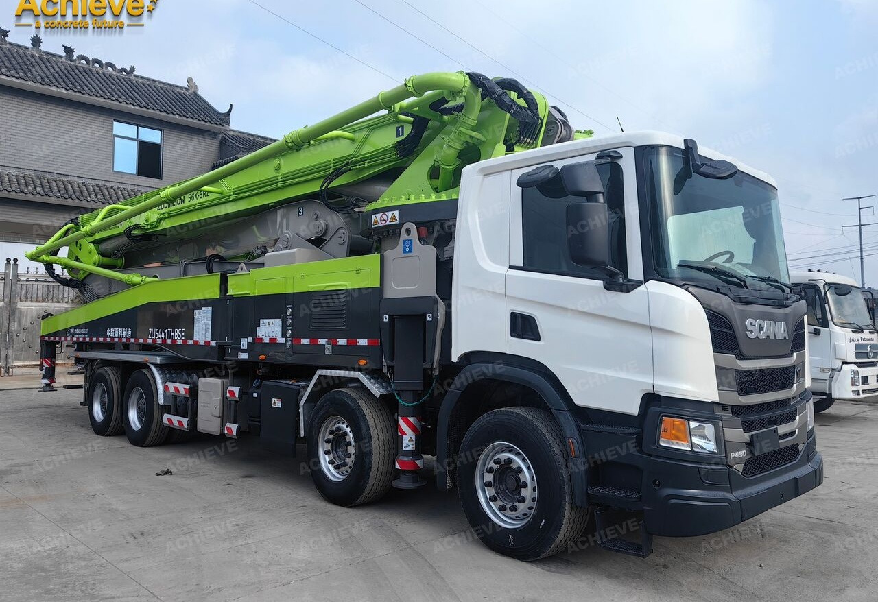 ZOOMLION ZOOMLION 2019 ZOOMLION 56X-6RZ 56M Scania P450 8x4【ACHIEVE】TOP CONDITION!!! - Автобетононасос: фото 1 ZOOMLION ZOOMLION 2019 ZOOMLION 56X-6RZ 56M Scania P450 8x4【ACHIEVE】TOP CONDITION!!! - Автобетононасос: фото 1