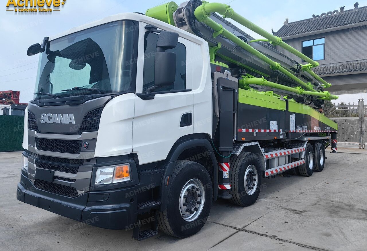 ZOOMLION ZOOMLION 2019 ZOOMLION 56X-6RZ 56M Scania P450 8x4【ACHIEVE】TOP CONDITION!!! - Автобетононасос: фото 2 ZOOMLION ZOOMLION 2019 ZOOMLION 56X-6RZ 56M Scania P450 8x4【ACHIEVE】TOP CONDITION!!! - Автобетононасос: фото 2