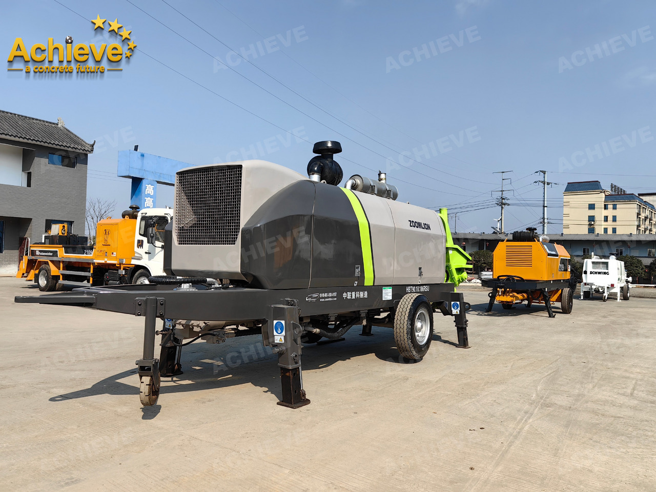 Zoomlion 2022 Zoomlion HBT 90.18.186RSU hydraulic Concrete Trailer Pump in China【ACHIEVE】TOP CONDITION!!! - Бетононасос стационарный: фото 3 Zoomlion 2022 Zoomlion HBT 90.18.186RSU hydraulic Concrete Trailer Pump in China【ACHIEVE】TOP CONDITION!!! - Бетононасос стационарный: фото 3