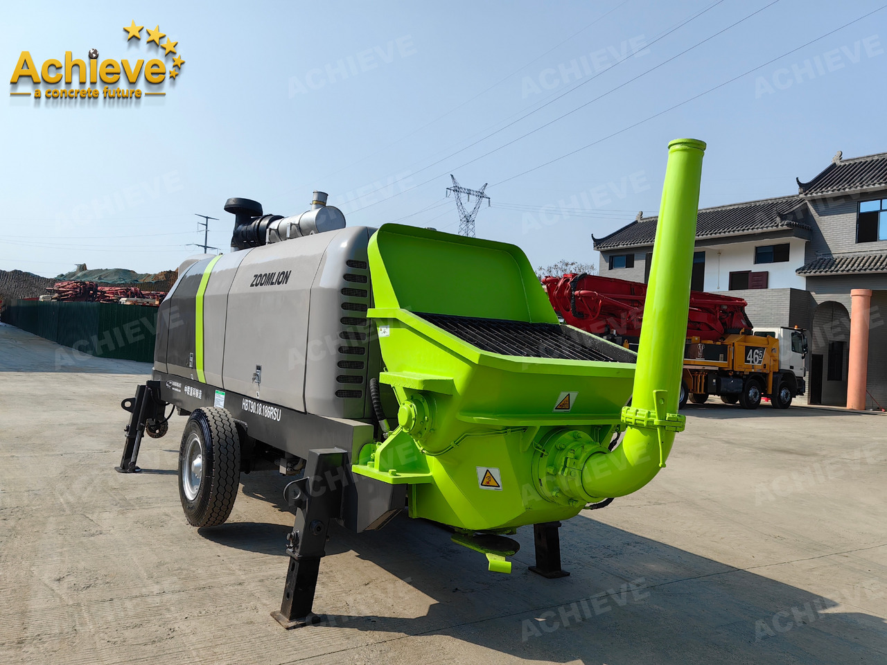 Zoomlion 2022 Zoomlion HBT 90.18.186RSU hydraulic Concrete Trailer Pump in China【ACHIEVE】TOP CONDITION!!! - Бетононасос стационарный: фото 5 Zoomlion 2022 Zoomlion HBT 90.18.186RSU hydraulic Concrete Trailer Pump in China【ACHIEVE】TOP CONDITION!!! - Бетононасос стационарный: фото 5