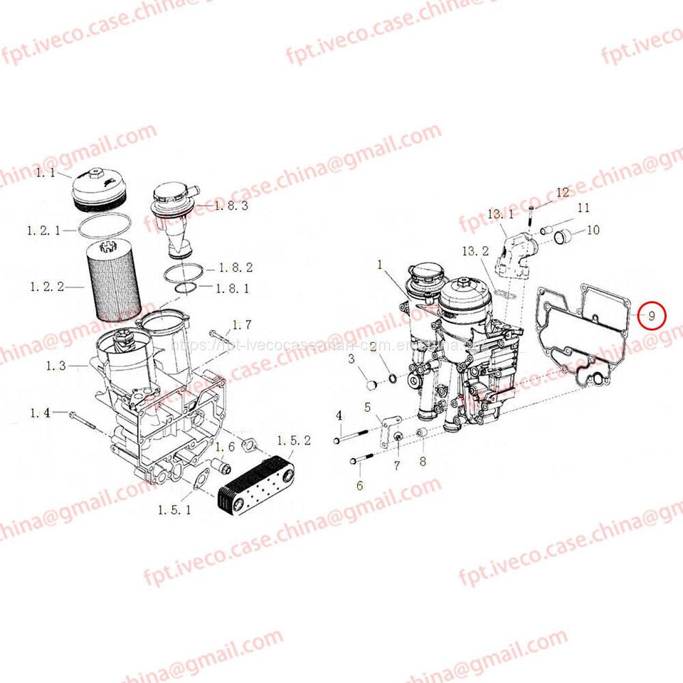 MAN D2066 Oil module gasket 05901-0145 - Прокладка двигателя: фото 1 MAN D2066 Oil module gasket 05901-0145 - Прокладка двигателя: фото 1