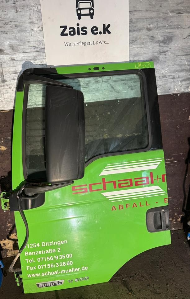 MAN TGS EU6 Fahrertür Grün Spiegel Innenverkleidung - Дверь и запчасти для Грузовиков: фото 1 MAN TGS EU6 Fahrertür Grün Spiegel Innenverkleidung - Дверь и запчасти для Грузовиков: фото 1