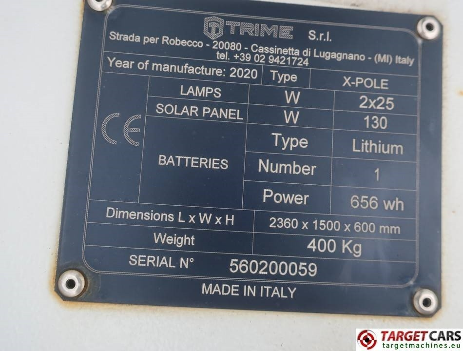 Осветительная мачта Trime X-Pole Solar Panel 50W Led Tower Light: фото 10 Осветительная мачта Trime X-Pole Solar Panel 50W Led Tower Light: фото 10