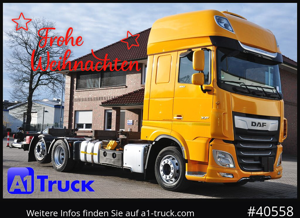 DAF XF 480, MultiBDF, 7,45, Standklima, LBW, - Грузовик-контейнеровоз/ Сменный кузов: фото 1 DAF XF 480, MultiBDF, 7,45, Standklima, LBW, - Грузовик-контейнеровоз/ Сменный кузов: фото 1