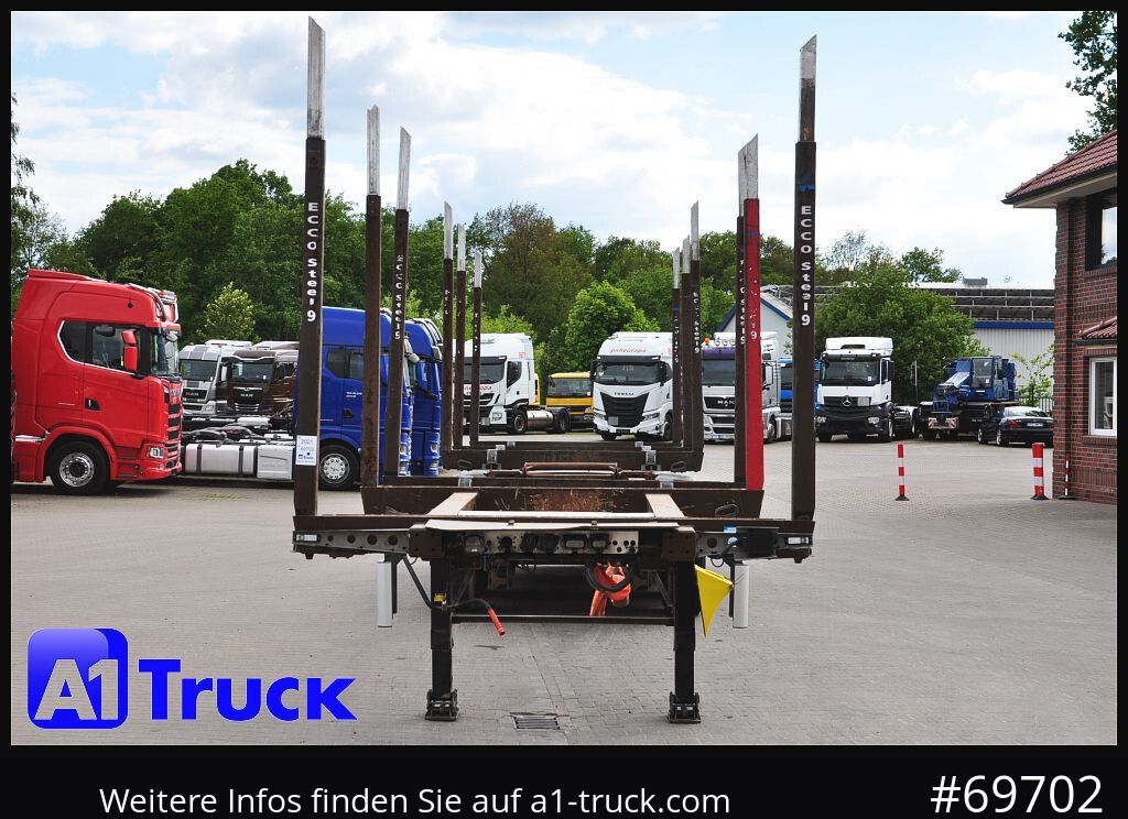 Полуприцеп лесовоз DOLL H3L-14XL Holz Tele, Lenkachse 280 tkm.: фото 14