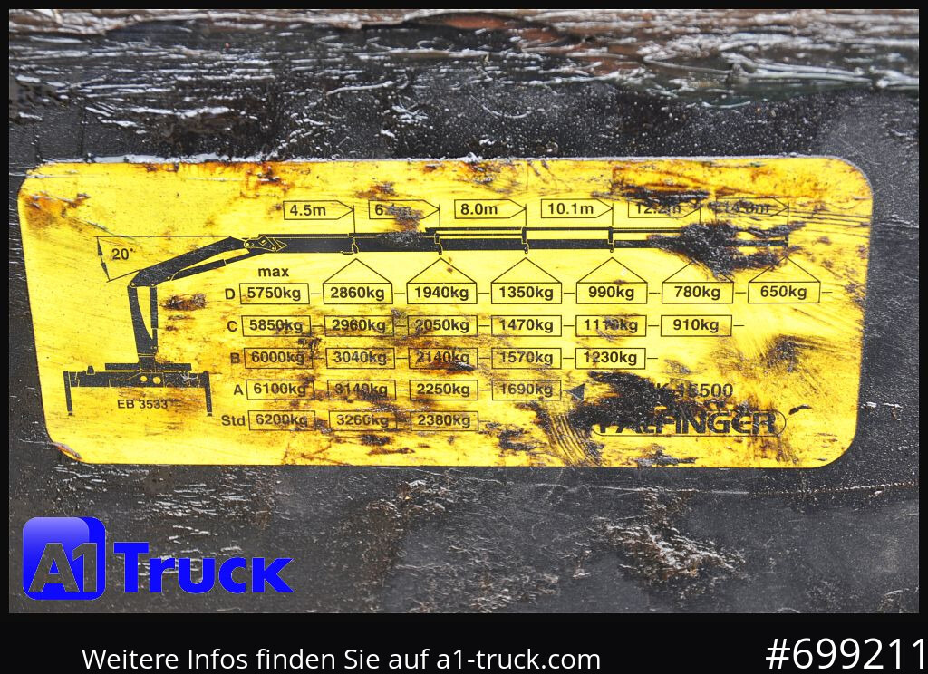 MAN MAN F 2000 26.464 Intarder Kran PK 15.500 Funk, - Грузовик бортовой/ Платформа, Автоманипулятор: фото 3 MAN MAN F 2000 26.464 Intarder Kran PK 15.500 Funk, - Грузовик бортовой/ Платформа, Автоманипулятор: фото 3