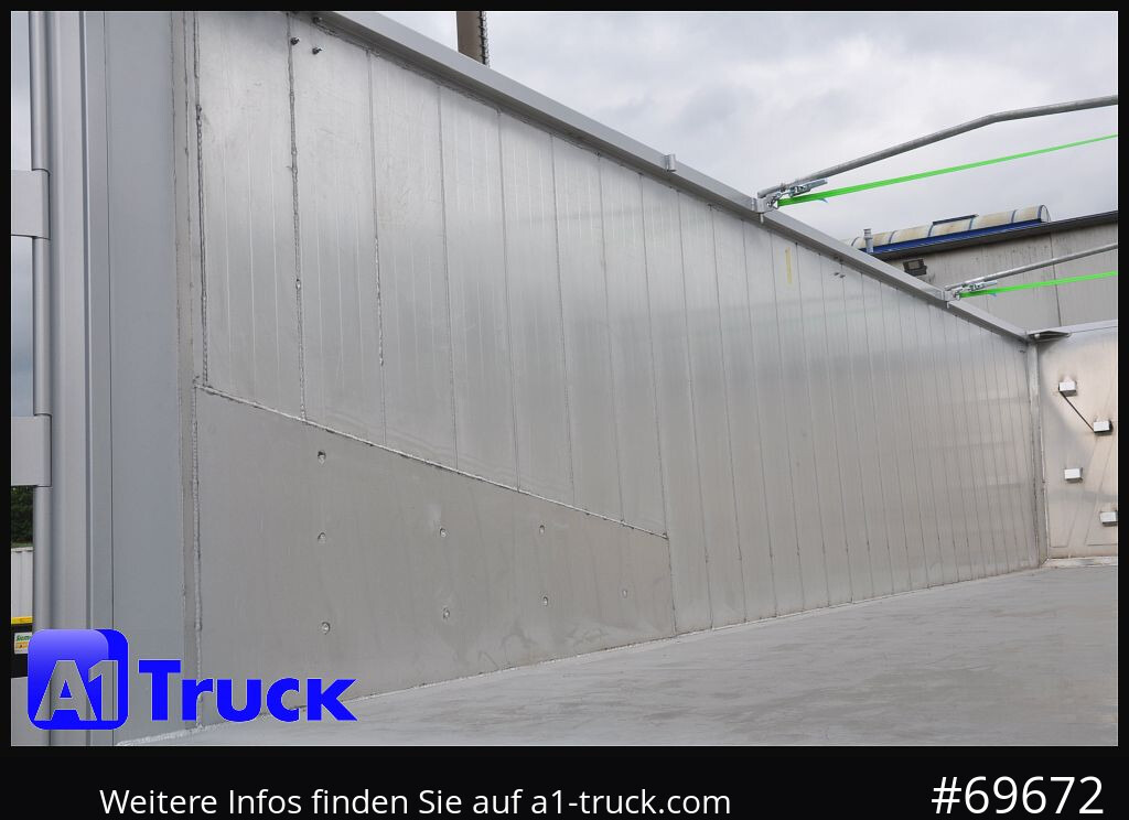 REISCH RHKS, Alu-Kippmulde 50m³, NEU Kombitüren, Alufelgen, Liftachse, - Самосвальный полуприцеп: фото 2 REISCH RHKS, Alu-Kippmulde 50m³, NEU Kombitüren, Alufelgen, Liftachse, - Самосвальный полуприцеп: фото 2