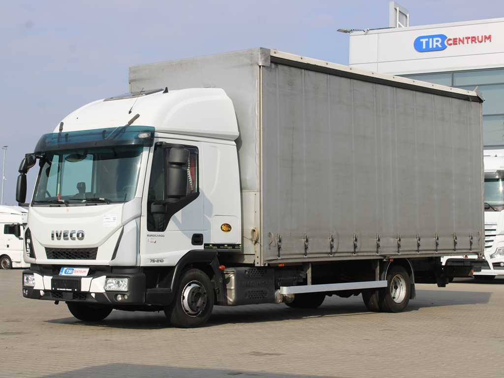 Iveco EUROCARGO 75E210, EURO 6, PNEU 80% - Тентованный грузовик: фото 1 Iveco EUROCARGO 75E210, EURO 6, PNEU 80% - Тентованный грузовик: фото 1