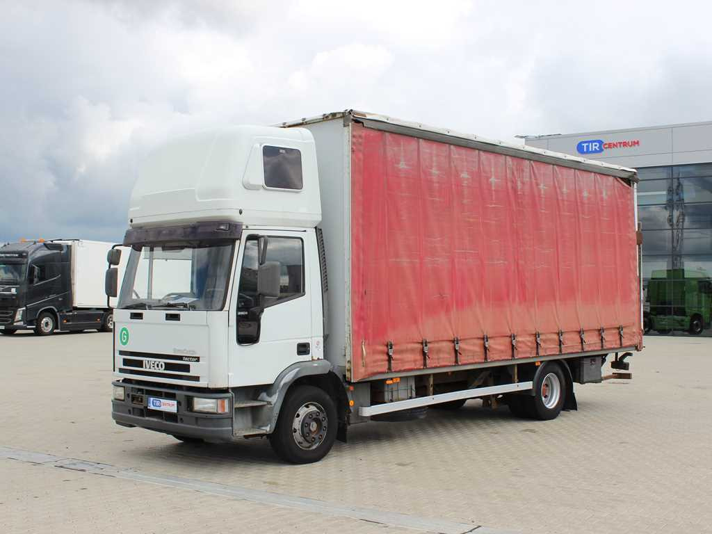 Iveco EUROCARGO ML 120 E, EURO 3, SLEEPING BODY, HYDRAULIC FRONT - Тентованный грузовик: фото 1 Iveco EUROCARGO ML 120 E, EURO 3, SLEEPING BODY, HYDRAULIC FRONT - Тентованный грузовик: фото 1
