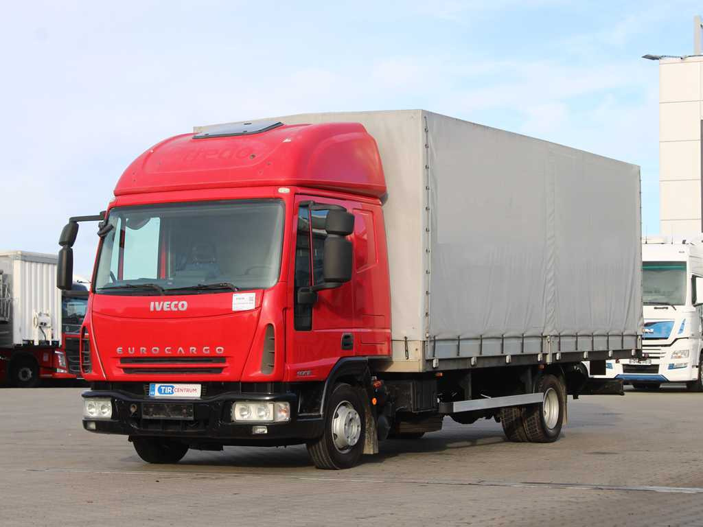 Iveco EUROCARGO ML 90E18, EURO 5, SIDE BOARD, TIRES 80% - Тентованный грузовик: фото 1 Iveco EUROCARGO ML 90E18, EURO 5, SIDE BOARD, TIRES 80% - Тентованный грузовик: фото 1