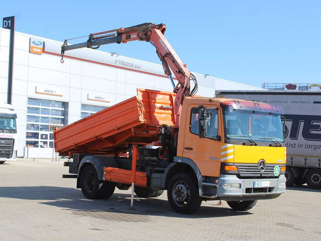 Mercedes-Benz Atego 1523, HYDRAULIC ARM ATLAS 60.1, THREE-SIDED - Самосвал, Автоманипулятор: фото 3 Mercedes-Benz Atego 1523, HYDRAULIC ARM ATLAS 60.1, THREE-SIDED - Самосвал, Автоманипулятор: фото 3