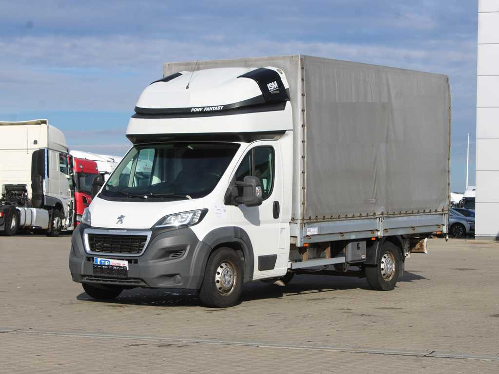 Peugeot Boxer, EURO 6, SIDE PANEL, TIRES 80% - Тентованный фургон: фото 1 Peugeot Boxer, EURO 6, SIDE PANEL, TIRES 80% - Тентованный фургон: фото 1
