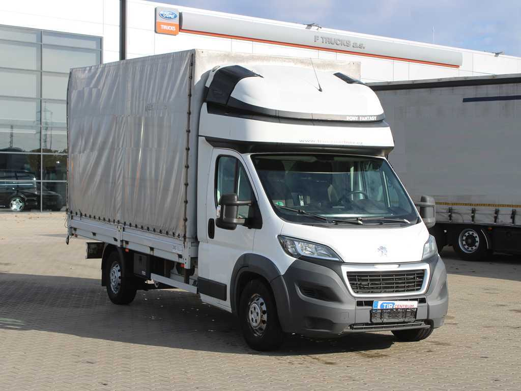 Peugeot Boxer, EURO 6, SIDE PANEL, TIRES 80% - Тентованный фургон: фото 3 Peugeot Boxer, EURO 6, SIDE PANEL, TIRES 80% - Тентованный фургон: фото 3