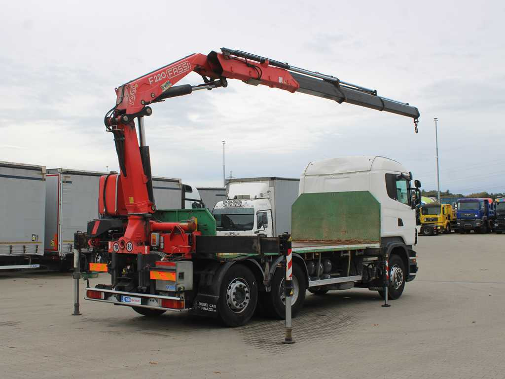 Scania R 500, 6X2, EURO 4, OPTICRUISE, HYDRAULIC ARM FASSI F220A.23 - Грузовик бортовой/ Платформа, Автоманипулятор: фото 4 Scania R 500, 6X2, EURO 4, OPTICRUISE, HYDRAULIC ARM FASSI F220A.23 - Грузовик бортовой/ Платформа, Автоманипулятор: фото 4