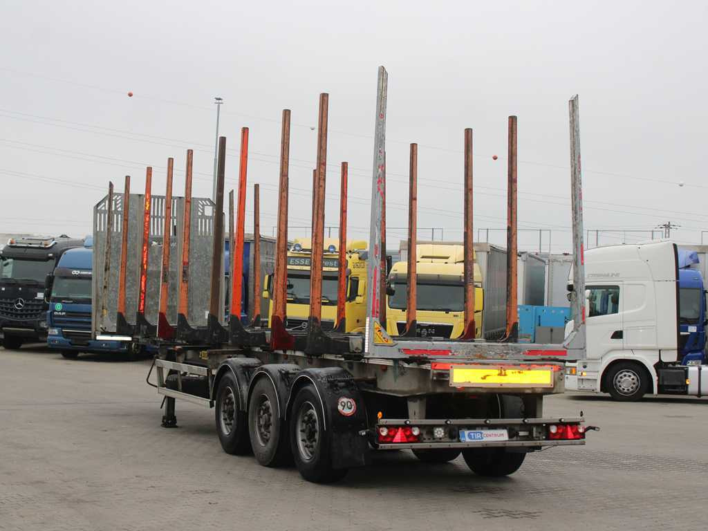 ZASŁAW D-651A, 2x LIFT AXLE, TYRES 80% - Полуприцеп лесовоз: фото 5 ZASŁAW D-651A, 2x LIFT AXLE, TYRES 80% - Полуприцеп лесовоз: фото 5