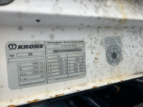 Тентованный полуприцеп Krone SD Tautliner, Edscha-Verdeck, BPW-Achsen, Coil mehrere Einheiten verfügbar: фото 15 Тентованный полуприцеп Krone SD Tautliner, Edscha-Verdeck, BPW-Achsen, Coil mehrere Einheiten verfügbar: фото 15