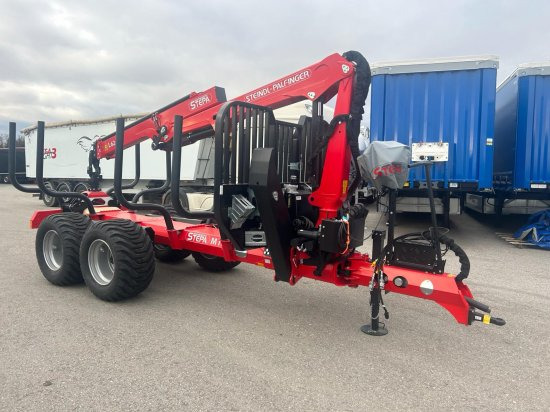 STEPA M-16 Forstanhänger mit Steindl Palfinger Forstkran L, 2-Achsig 4- Rungenpaare - Лесной прицеп: фото 1 STEPA M-16 Forstanhänger mit Steindl Palfinger Forstkran L, 2-Achsig 4- Rungenpaare - Лесной прицеп: фото 1