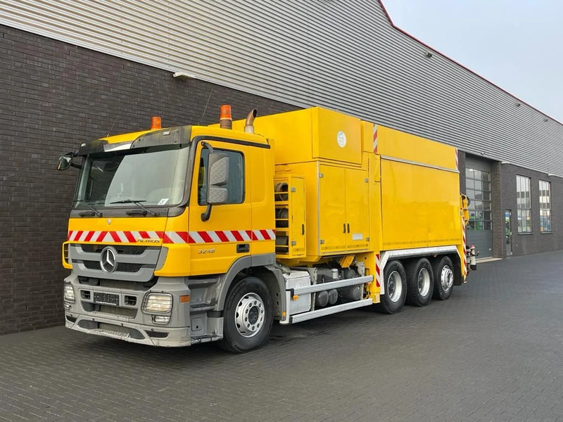 Mercedes-Benz Actros 3248 8X4 TRIDEM MTS DINO 12 SAUGBAGGER/SUCTIONEXAVATOR/GRONDZUIGER - Ассенизатор: фото 2 Mercedes-Benz Actros 3248 8X4 TRIDEM MTS DINO 12 SAUGBAGGER/SUCTIONEXAVATOR/GRONDZUIGER - Ассенизатор: фото 2