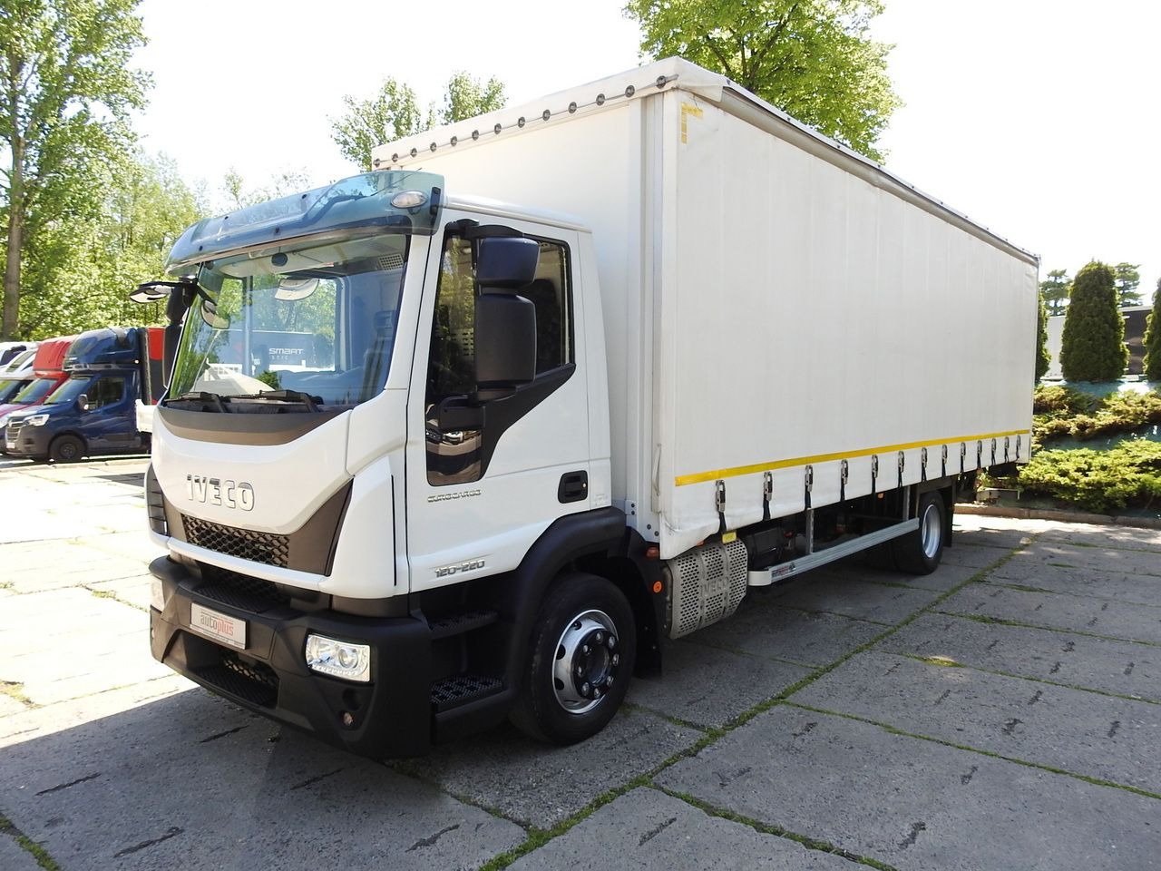 Тентованный грузовик IVECO EUROCARGO 120 - 220 TARPAULIN LIFT 20 PALLETS LED LIGHTS AUTOMATIC TRANSMISSION HI-MATIC TWIN WHEELS AIR CONDITIONING  220HP: фото 6