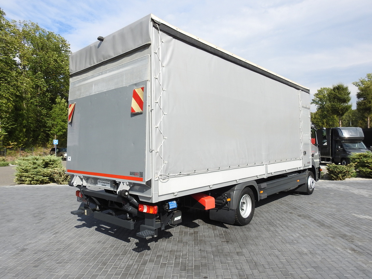 MERCEDES ATEGO 1221 TARPAULIN LIFT 16 PALLETS WEBASTO AIR CONDITIONING PNEUMATICS TWIN WHEELS 230HP - Тентованный фургон: фото 3 MERCEDES ATEGO 1221 TARPAULIN LIFT 16 PALLETS WEBASTO AIR CONDITIONING PNEUMATICS TWIN WHEELS 230HP - Тентованный фургон: фото 3