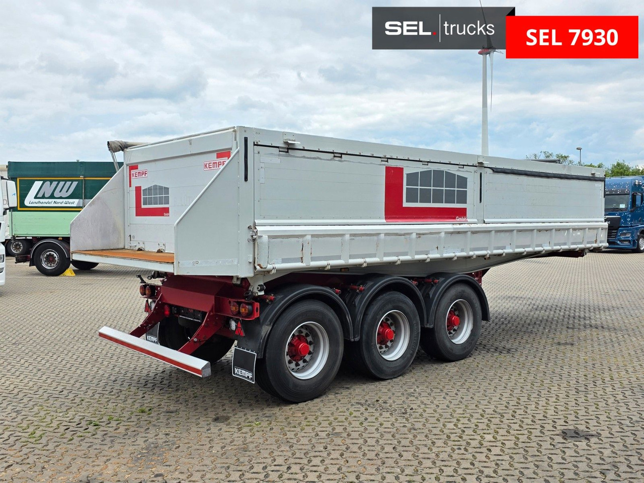 Kempf SK35/3 / 2 Seiten Kipper / Pendelplappe rechts ! - Самосвальный полуприцеп: фото 5 Kempf SK35/3 / 2 Seiten Kipper / Pendelplappe rechts ! - Самосвальный полуприцеп: фото 5
