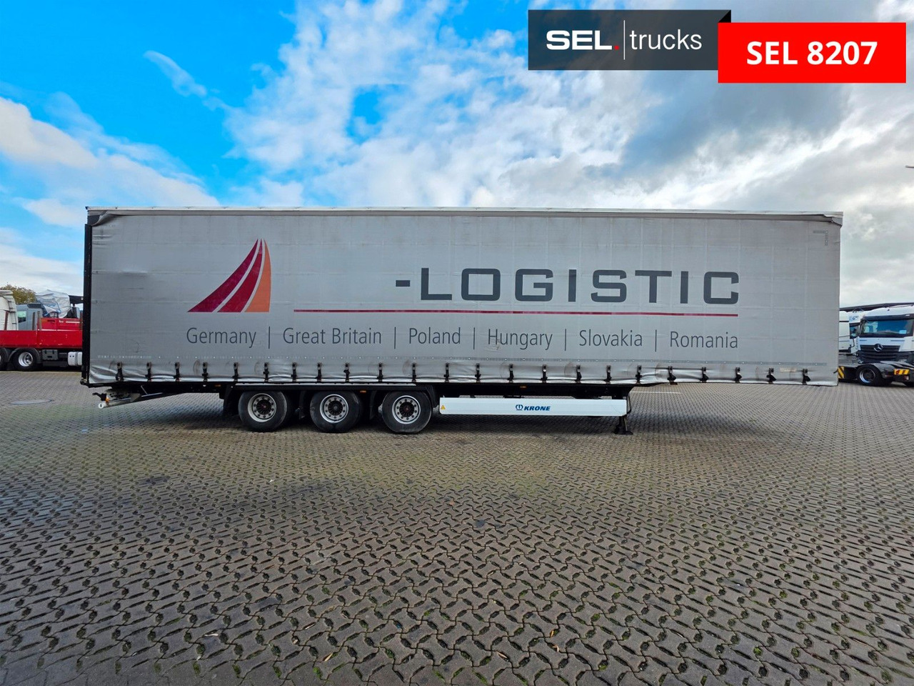 Krone SD / Hubdach / EDSCHA / Liftachse - Тентованный полуприцеп: фото 4 Krone SD / Hubdach / EDSCHA / Liftachse - Тентованный полуприцеп: фото 4