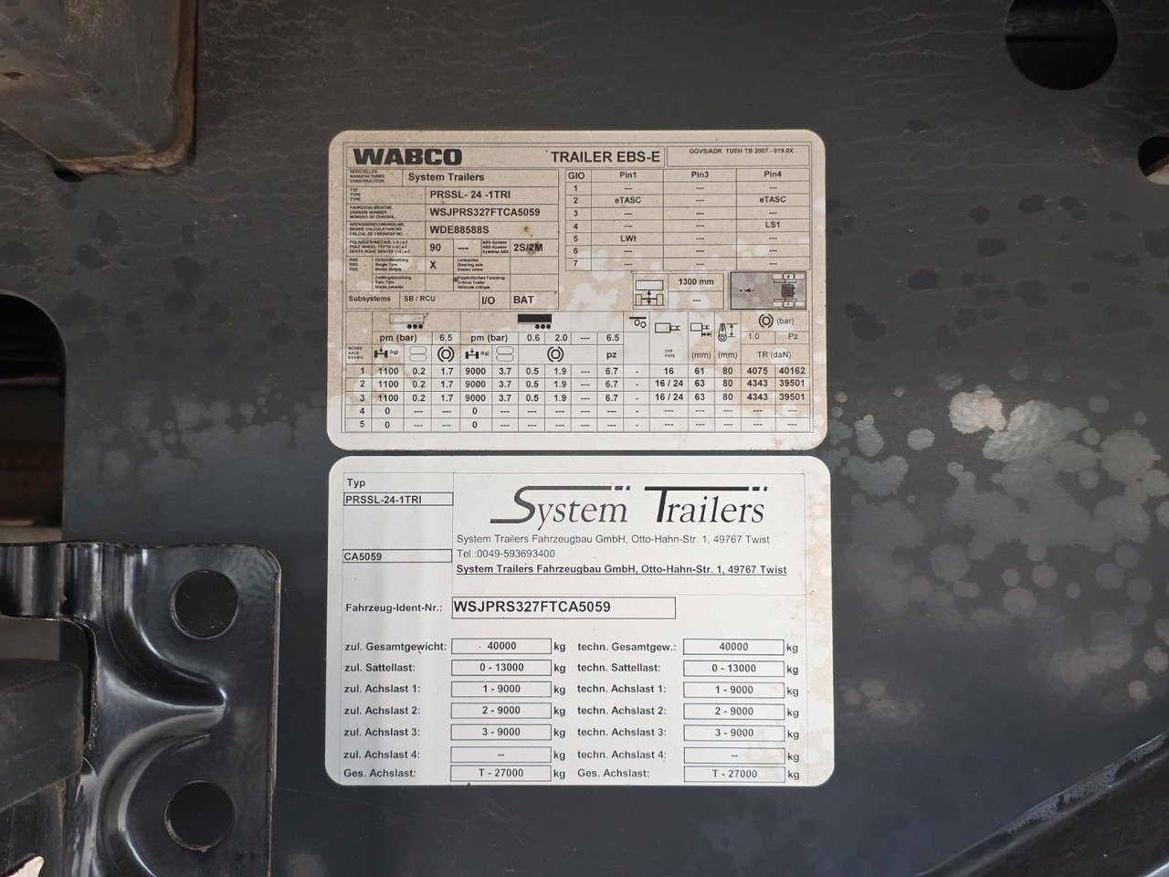 Полуприцеп для перевозки напитков System Trailer PRSSL-24-1-TRI / Ldbw / Lenkachse: фото 49 Полуприцеп для перевозки напитков System Trailer PRSSL-24-1-TRI / Ldbw / Lenkachse: фото 49