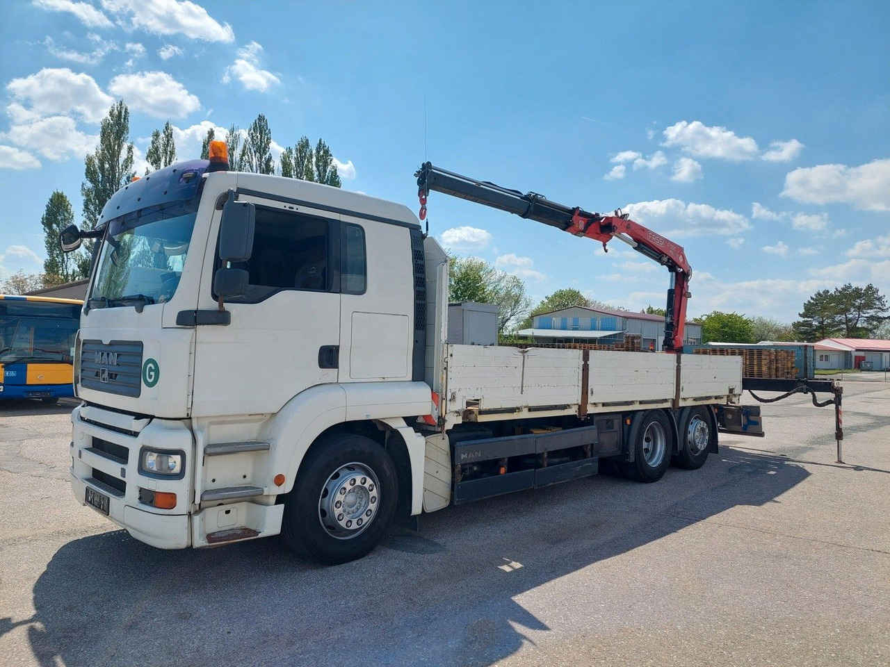 MAN GA 26.320 6X2-2 BL + Kran Fassi F110AC22 - Грузовик бортовой/ Платформа, Автоманипулятор: фото 1 MAN GA 26.320 6X2-2 BL + Kran Fassi F110AC22 - Грузовик бортовой/ Платформа, Автоманипулятор: фото 1