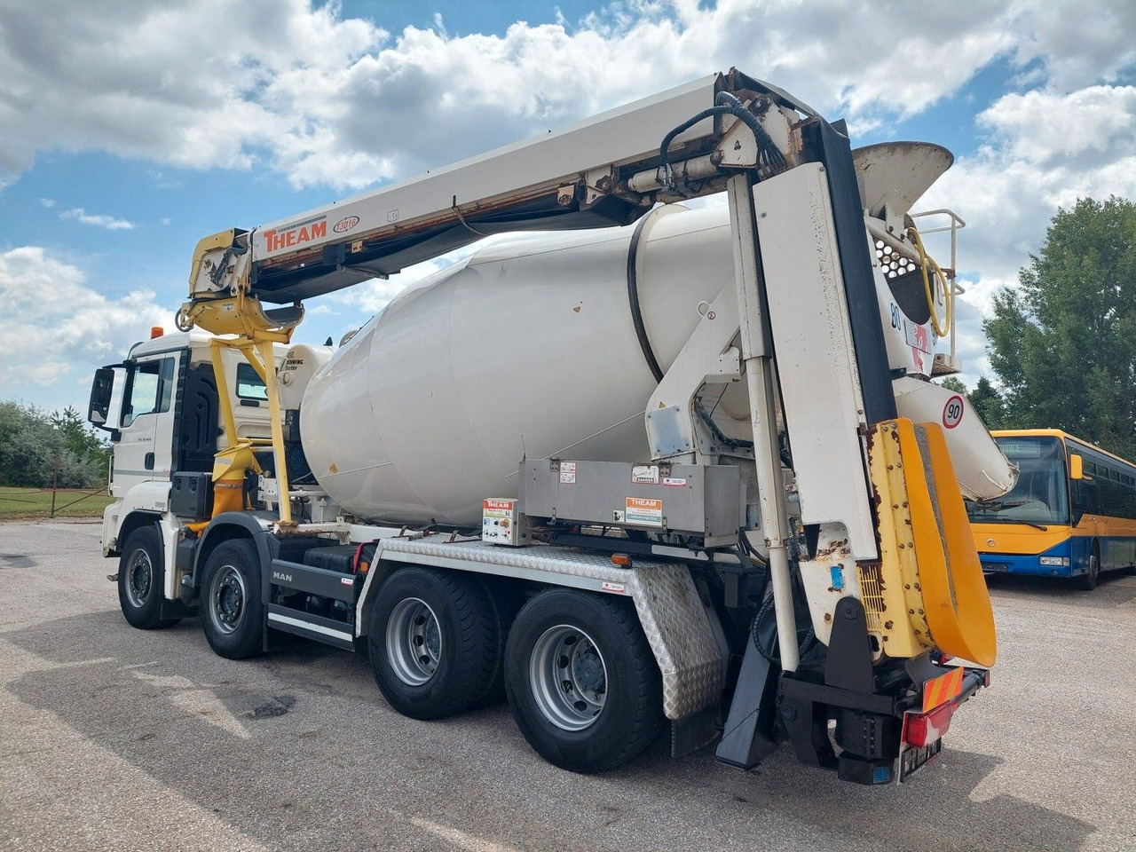 MAN TGS 32.420 BB Stetter AM 8 FHCBL + Theam T3D16 - Автобетоносмеситель: фото 3 MAN TGS 32.420 BB Stetter AM 8 FHCBL + Theam T3D16 - Автобетоносмеситель: фото 3