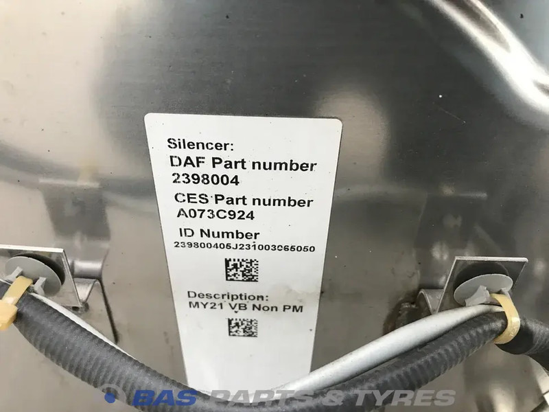 DAF Uitlaatdemper DAF 2398004 - Глушитель для Грузовиков: фото 5 DAF Uitlaatdemper DAF 2398004 - Глушитель для Грузовиков: фото 5