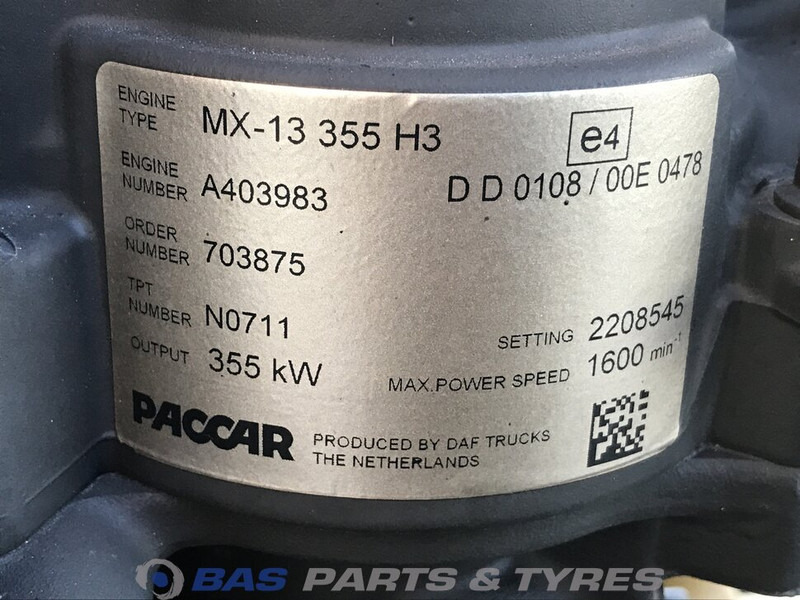 DAF XF106 Motor DAF MX13 355 H3 2125762 - Двигатель для Грузовиков: фото 5 DAF XF106 Motor DAF MX13 355 H3 2125762 - Двигатель для Грузовиков: фото 5