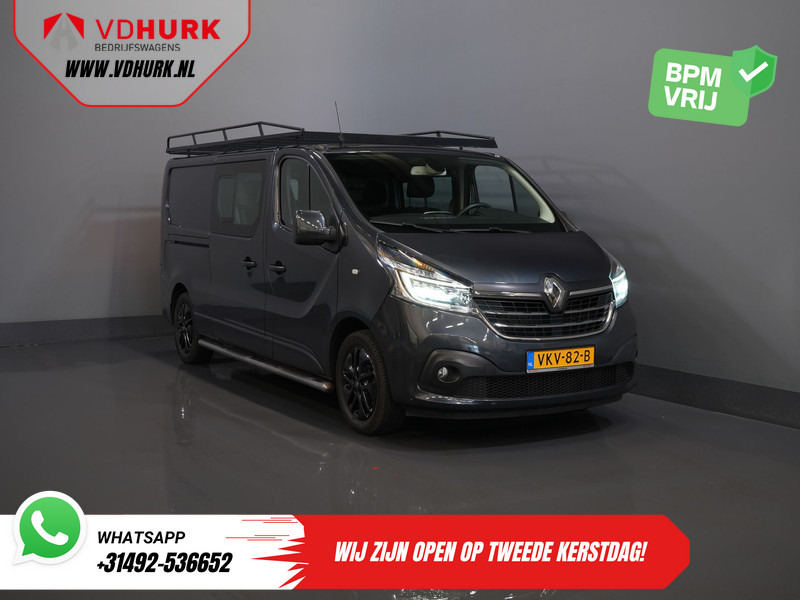 Renault Trafic 2.0 dCi 145 pk Aut. L2 DC Dubbel Cabine BPM VRIJ! 2xSchuifdeur/ LED/ Stoelverw./ Climate/ Cruise/ Imperiaal/ Sidebars/ Trekhaak/ - Легковой фургон, Грузопассажирский фургон: фото 1 Renault Trafic 2.0 dCi 145 pk Aut. L2 DC Dubbel Cabine BPM VRIJ! 2xSchuifdeur/ LED/ Stoelverw./ Climate/ Cruise/ Imperiaal/ Sidebars/ Trekhaak/ - Легковой фургон, Грузопассажирский фургон: фото 1