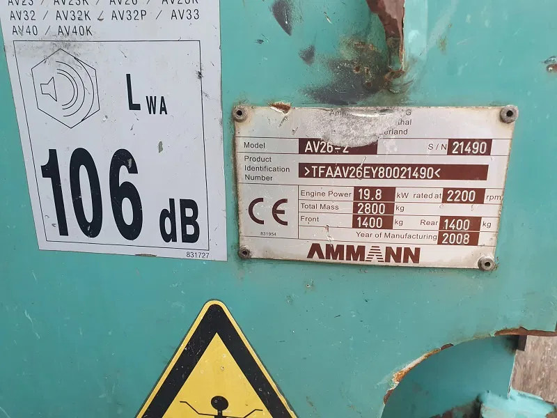 Ammann Ammann AV 26.2 - Каток: фото 5 Ammann Ammann AV 26.2 - Каток: фото 5