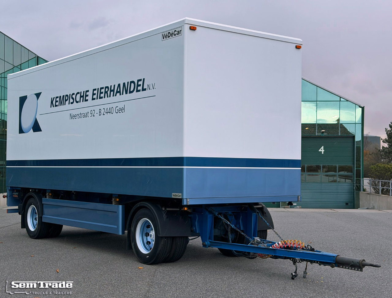 Прицеп-фургон Groenewegen DRA-10-10-2 VéDéCar Isolated BOX BPW Axles Disc Brakes Tail Lift NEW Condition: фото 6 Прицеп-фургон Groenewegen DRA-10-10-2 VéDéCar Isolated BOX BPW Axles Disc Brakes Tail Lift NEW Condition: фото 6