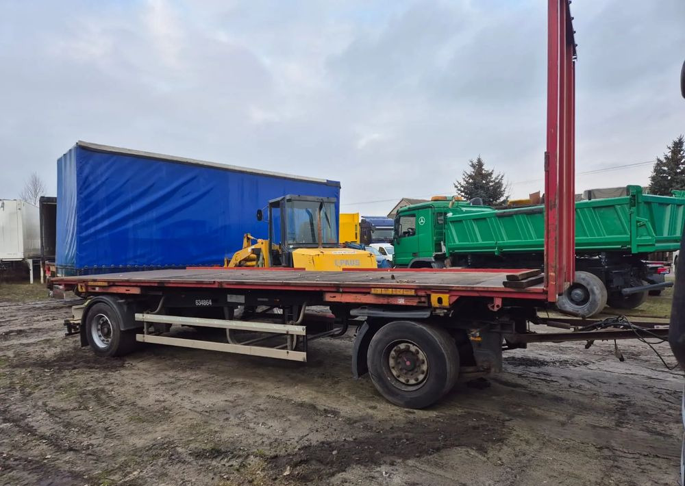 Schmitz Cargobull Przyczepa platforma Schmitz Krone - Прицеп бортовой/ Платформа: фото 3 Schmitz Cargobull Przyczepa platforma Schmitz Krone - Прицеп бортовой/ Платформа: фото 3