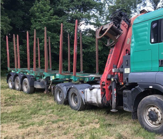 MAN TGA 33.480 - Лесовоз, Автоманипулятор: фото 4 MAN TGA 33.480 - Лесовоз, Автоманипулятор: фото 4