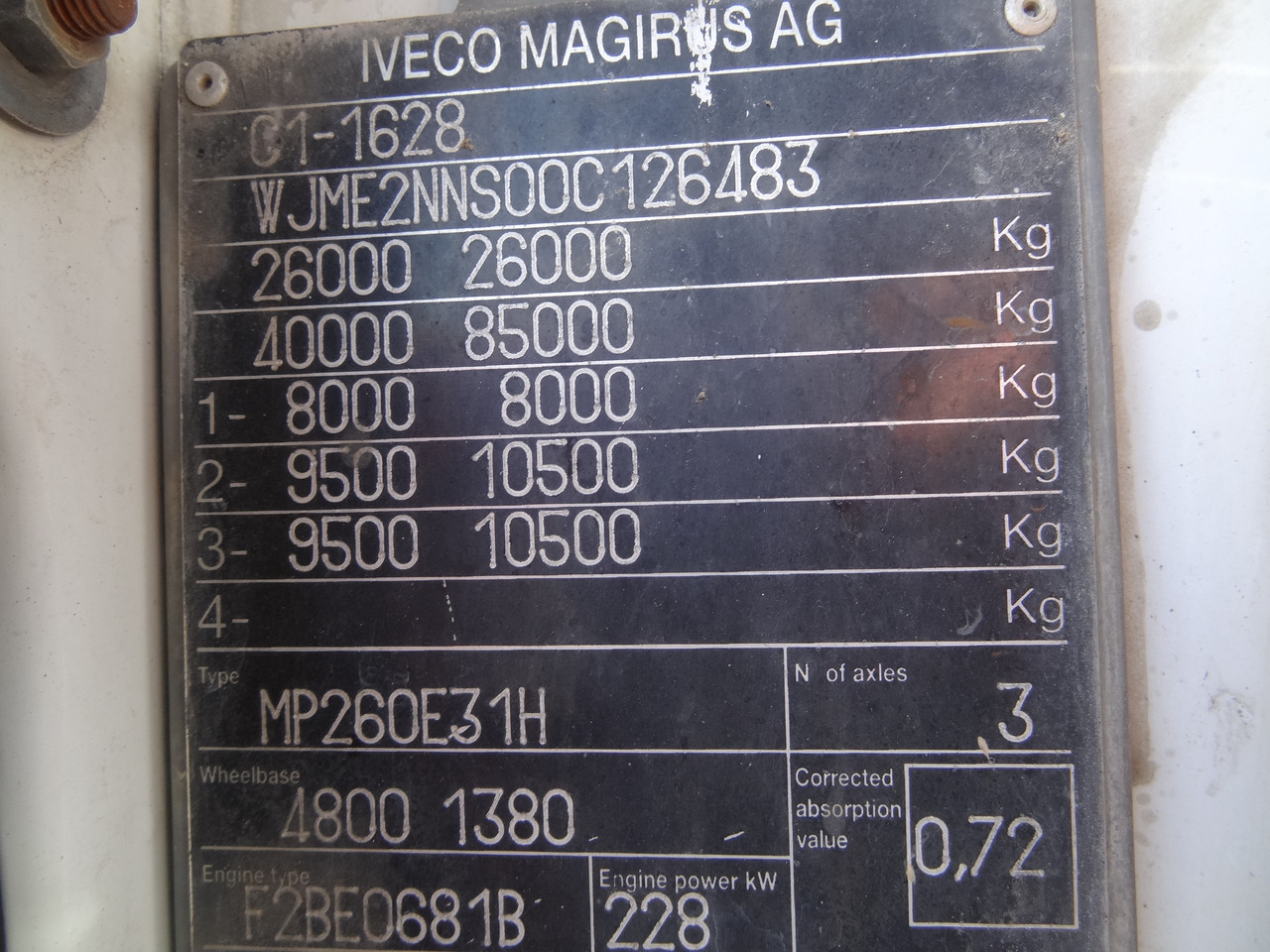 Iveco EuroTrakker 260E31 6X4 Palfinger 36002 - Автоманипулятор, Грузовик бортовой/ Платформа: фото 3 Iveco EuroTrakker 260E31 6X4 Palfinger 36002 - Автоманипулятор, Грузовик бортовой/ Платформа: фото 3