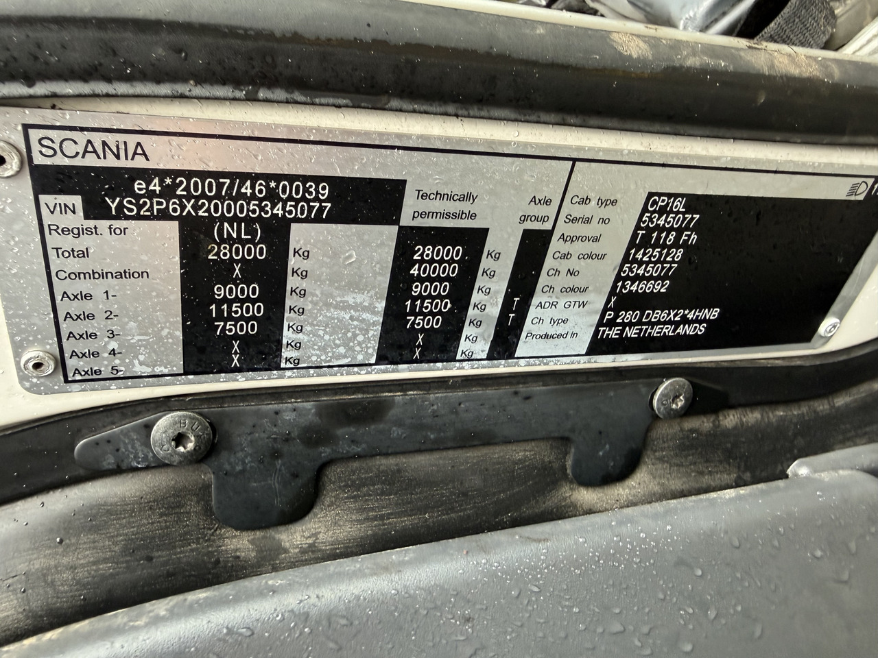 Scania P280 6X2*4 - Грузовик-шасси: фото 3 Scania P280 6X2*4 - Грузовик-шасси: фото 3