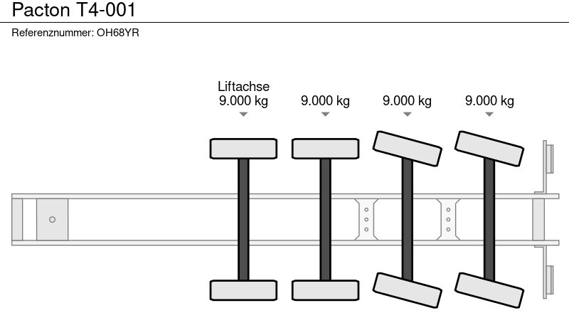Полуприцеп бортовой/ Платформа Pacton T4-001: фото 10