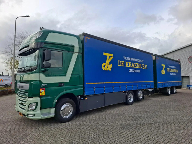 DAF XF106-440 / NL COMBI / TUV:21-10-2026 / ONLY:889634 KM / PARKCOOL / GEN2 V2 / PLATFORM 2 TON / NAVI / LWDS / EURO-6 / 2016 - Тентованный грузовик: фото 1 DAF XF106-440 / NL COMBI / TUV:21-10-2026 / ONLY:889634 KM / PARKCOOL / GEN2 V2 / PLATFORM 2 TON / NAVI / LWDS / EURO-6 / 2016 - Тентованный грузовик: фото 1