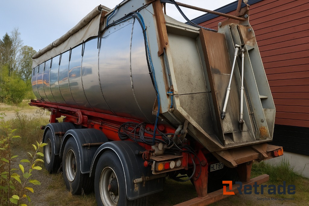 Asfalt- Semi komplett -Nor Slep 1998 - Самосвальный полуприцеп: фото 1 Asfalt- Semi komplett -Nor Slep 1998 - Самосвальный полуприцеп: фото 1